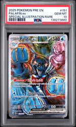 2025 Pokemon Prismatic Evolutions Special Illustration Rare Palkia Ex #151 PSA 10