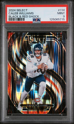 2024 Panini Select Black & Red Shock Caleb Williams #114 PSA 9
