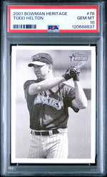 2001 Bowman Heritage Todd Helton #78 PSA 10