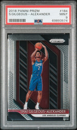 2018 Panini Prizm Shai Gilgeous-Alexander #184 PSA 9