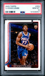 2025 Topps Vj Edgecombe #203 PSA 10