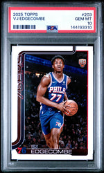 2025 Topps Vj Edgecombe #203 PSA 10