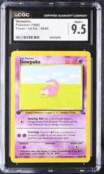 1999 Pokemon #55/62 Slowpoke Fossil - 1st Ed. CGC 9.5