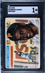 1956 Topps #33 Roberto Clemente SGC 1