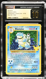 2021 Pokemon #2/102 Blastoise Celebrations - Classic Collection CGC 10