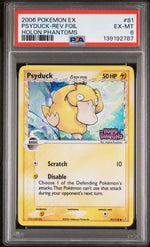 2006 Pokemon Ex Holon Phantoms Reverse Holo Psyduck #81 PSA 6