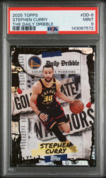 2025 Topps the Daily Dribble Stephen Curry #DD-6 PSA 9