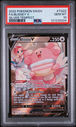 2022 Pokemon Sword and Shield Silver Tempest Trainer Gallery Blissey V #TG22 /121225204 PSA 10
