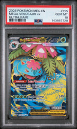 2025 Pokemon Mega Evolution Ultra Rare M Venusaur Ex #155 PSA 10