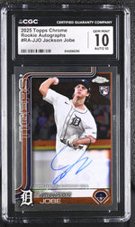 2025 Topps Chrome #RA-JJO Jackson Jobe Rookie Autographs Auto CGC 10