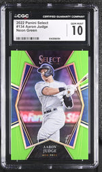 2022 Select #134 Aaron Judge Premier Level /99 CGC 10