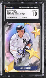 2025 Topps #SMLB-2 Aaron Judge Stars of MLB 1 CGC 10