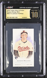 2024 Allen & Ginter #RD-15 Jackson Holliday Rookie Design Mini CGC 10