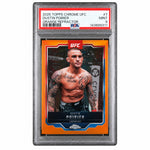 2025 Topps Chrome UFC Orange Refractor Dustin Poirier #7 /25 PSA 9