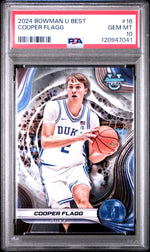 2024 Bowman University Best Cooper Flagg #16 PSA 10