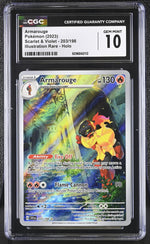 2023 Pokemon #203/198 Armarouge Scarlet & Violet CGC 10
