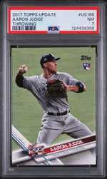 2017 Topps Update Throwing Aaron Judge #US166 PSA 7