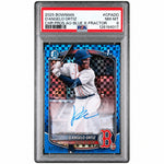 2025 Bowman Chrome Prospect Autograph Blue Xfractor D'Angelo Ortiz #CPADO /150 PSA 8