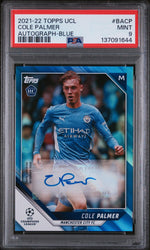 2021 Topps UEFA Champions League Autographs Blue Cole Palmer #BA-CP /99 PSA 9