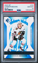 2023 SP Blue Connor Bedard #101 PSA 10