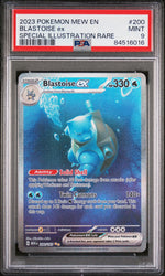 2023 Pokemon Scarlet and Violet 151 Special Illustration Rare Blastoise Ex #200 PSA 9