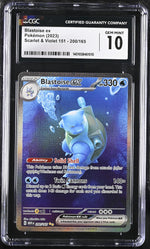 2023 Scarlet & Violet #200/165 Blastoise ex CGC 10