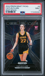 2024 Prizm Draft Picks Deep Space Caitlin Clark #8 PSA 9