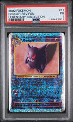 2002 Pokemon Legendary Collection Reverse Holo Gengar #11 PSA 1