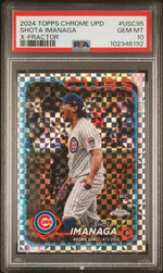 2024 Topps Chrome Update Xfractor Shota Imanaga #USC95 PSA 10