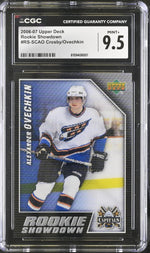 2006 Upper Deck #RS-SCAO Alexander Ovechkin Rookie Showdown CGC 9.5