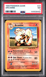 1999 Pokemon Base Set Arcanine #23 PSA 7