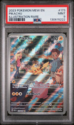 2023 Pokemon Scarlet and Violet 151 Illustration Rare Pikachu #173 PSA 9