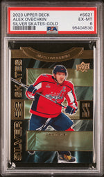 2023 Upper Deck Extended Series Silver Skates Gold Alex Ovechkin #SS21 PSA 6