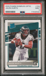 2020 Donruss Optic Rated Rookie Jalen Hurts #164 PSA 9