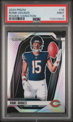 2024 Panini Prizm Silver Prizm Rome Odunze #36 PSA 9