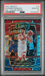 2021 Panini Select Tri-Color Alperen Sengun #19 PSA 10