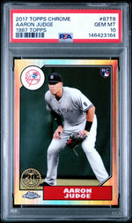 2017 Topps Chrome '87 Topps Aaron Judge #87T8 PSA 10