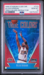 1999 Stadium Club Chrome True Colors Refractor Allen Iverson #TC5 PSA 10