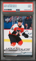 2024 Upper Deck Matvei Michkov #492 PSA 9
