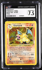 1999 Base Set #4/102 Charizard CGC 7.5