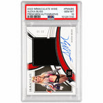 2022 Panini Immaculate Collection WWE Premium Memorabilia Autographs Alexa Bliss #PMABS /99 PSA 10