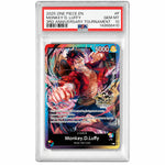 2025 One Piece Card Game Monkey D. Luffy #P 3rd Anniversary Tournament PSA 10