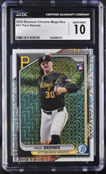 2024 Bowman Chrome #31 Paul Skenes Mega Box CGC 10
