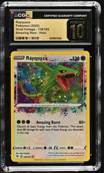 2020 Vivid Voltage #138/185 Rayquaza Amazing Rare - Holo CGC 10