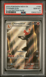 2023 Pokemon Scarlet and Violet 151 Illustration Rare Charmeleon #169 PSA 10
