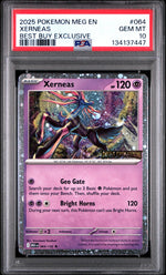 2025 Mega Evolution English Purchase Exclusive Xerneas #64 PSA 10