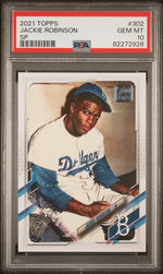 2021 Topps Base Set Photo Variation Jackie Robinson #302 PSA 10