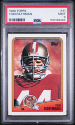 1988 Topps Tom Rathman #41 PSA 9