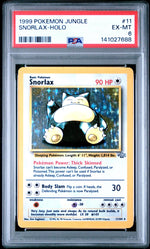 1999 Pokemon Jungle Holo Snorlax #11 PSA 6