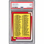 1990 Topps Checklist 1 #128 PSA 9
